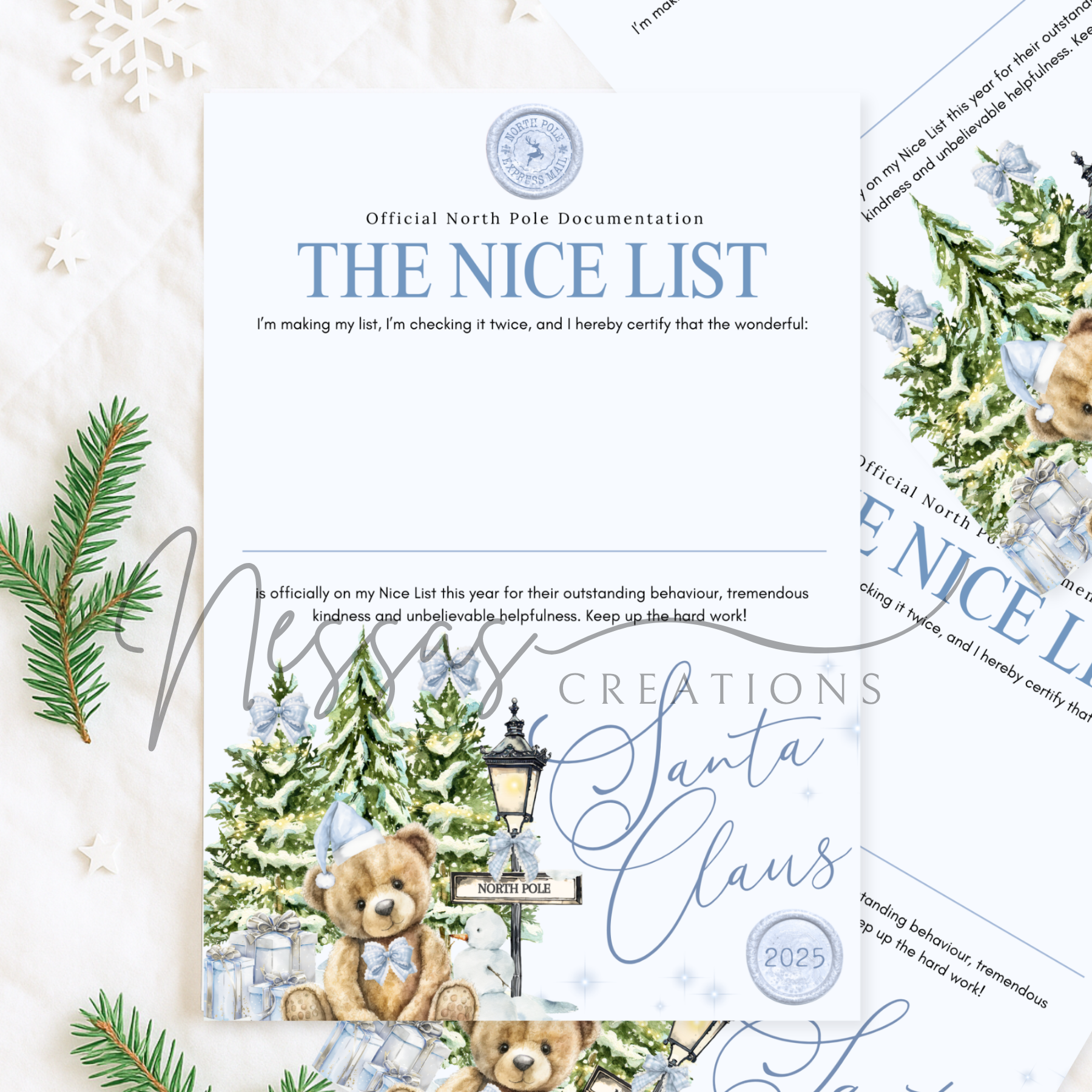 Bear wonderland Boys Lists