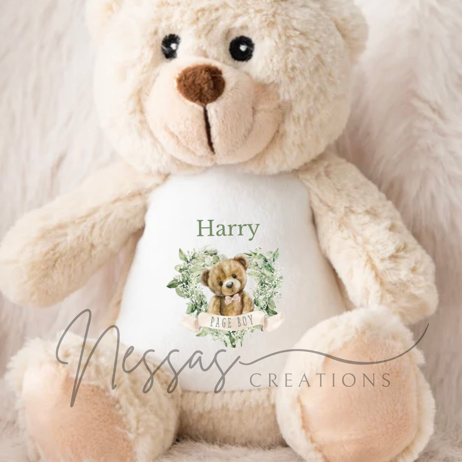 Page boy mumbles teddy