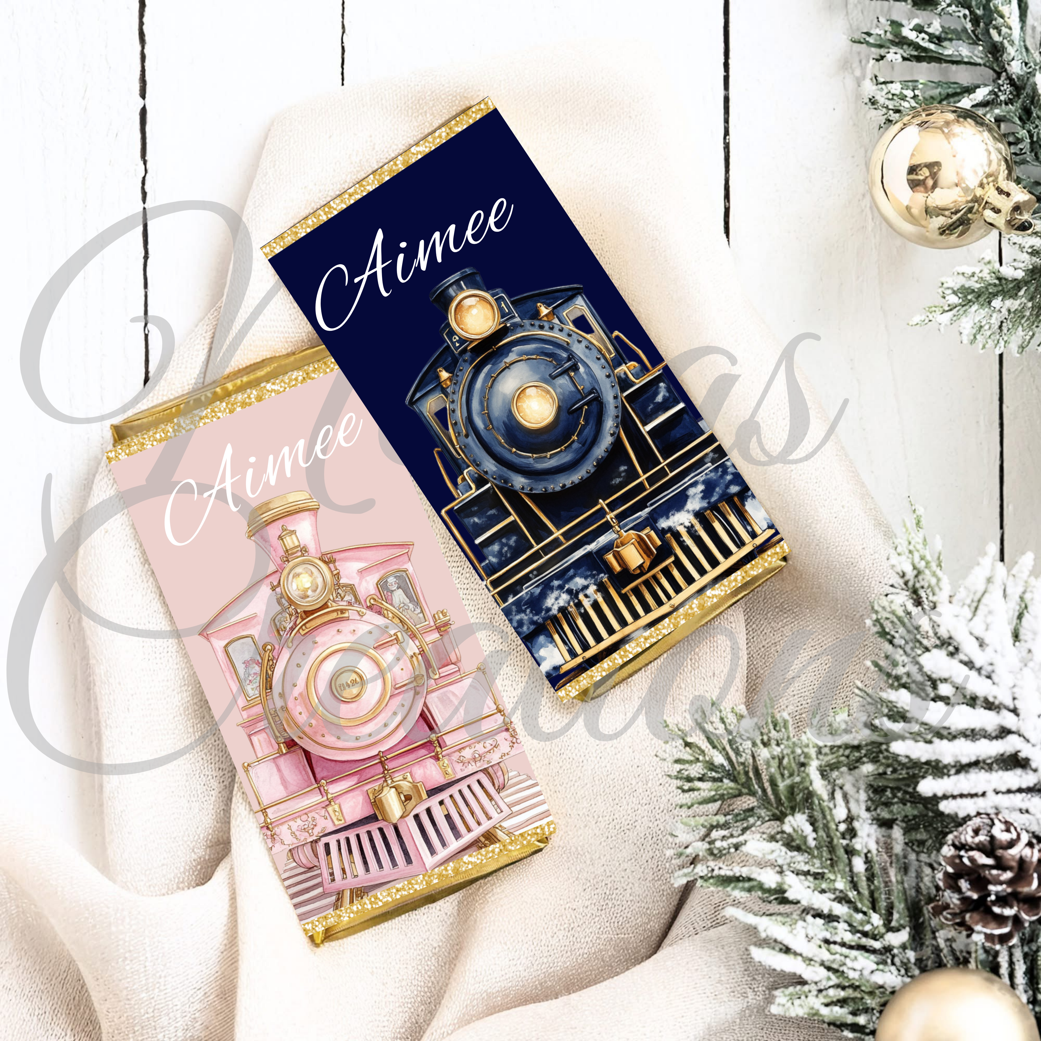 Personalised galaxy chocolate bar