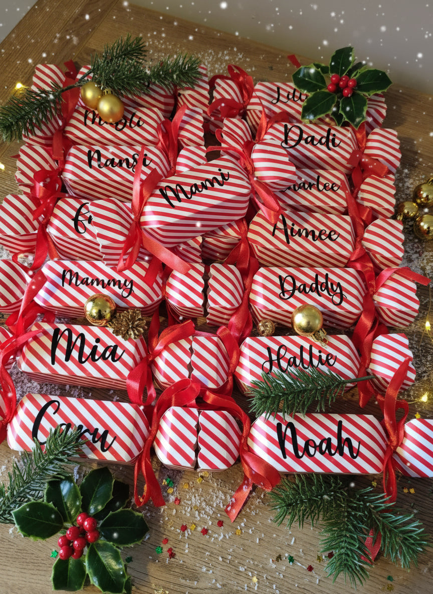 personalised fillable Christmas Cracker